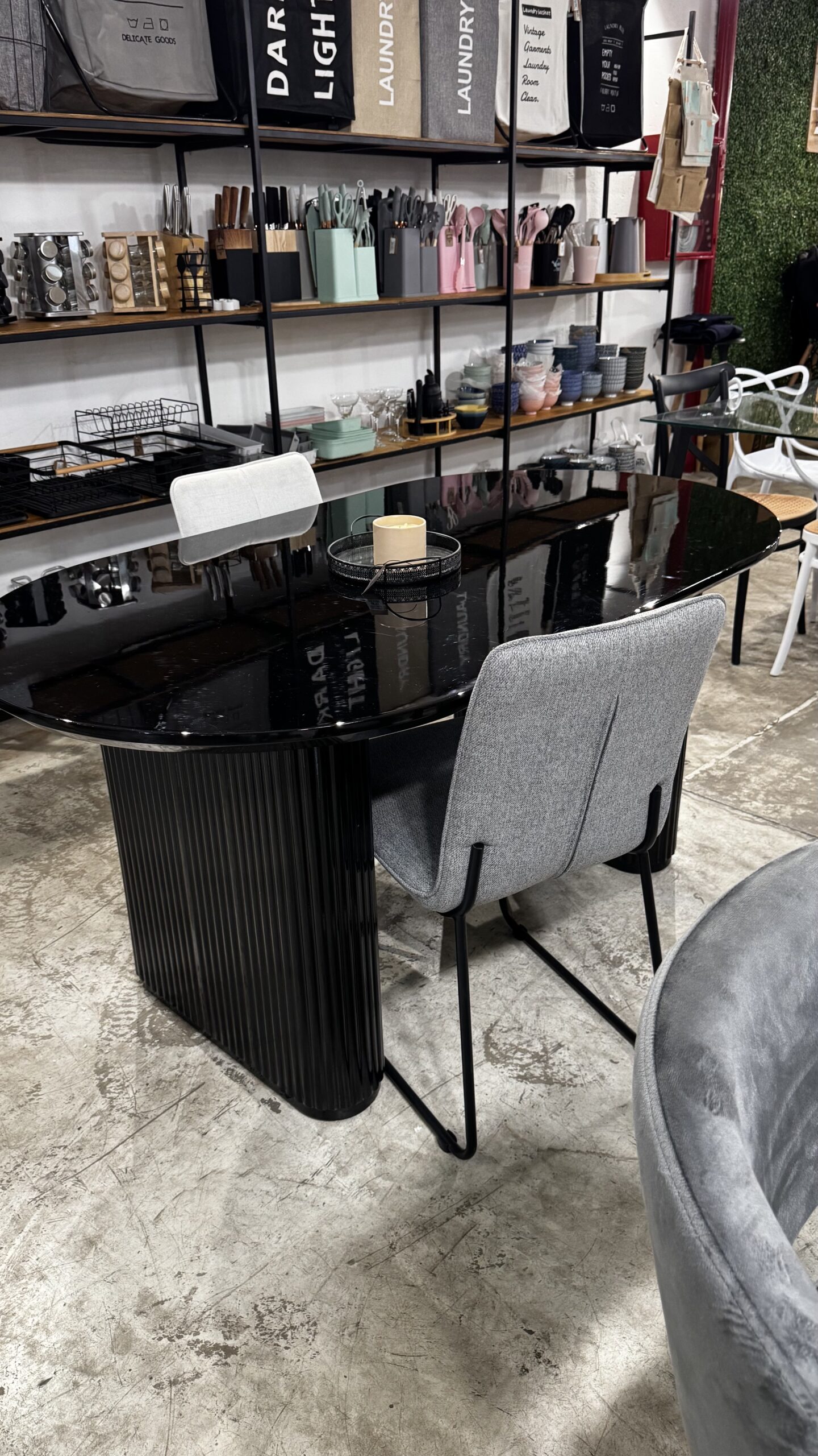 MESA OVALADA BLUEBELL 160 X 90 CM