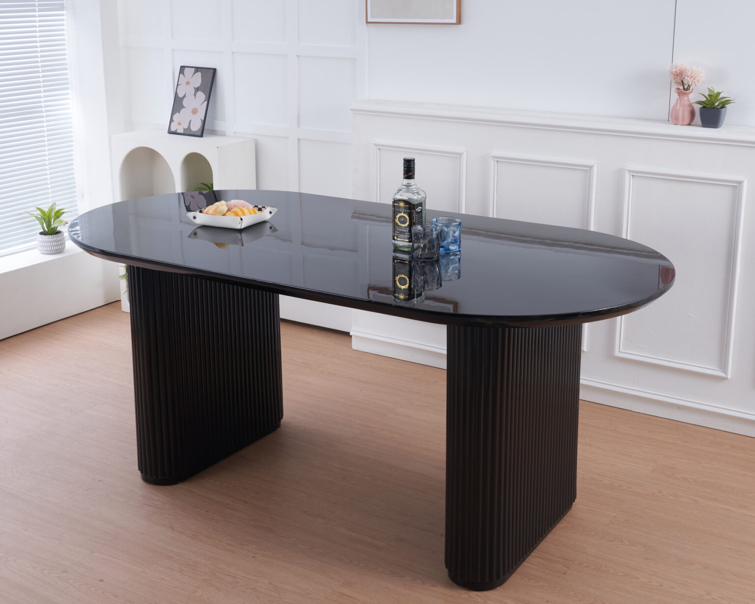 MESA OVALADA BLUEBELL 160 X 90 CM