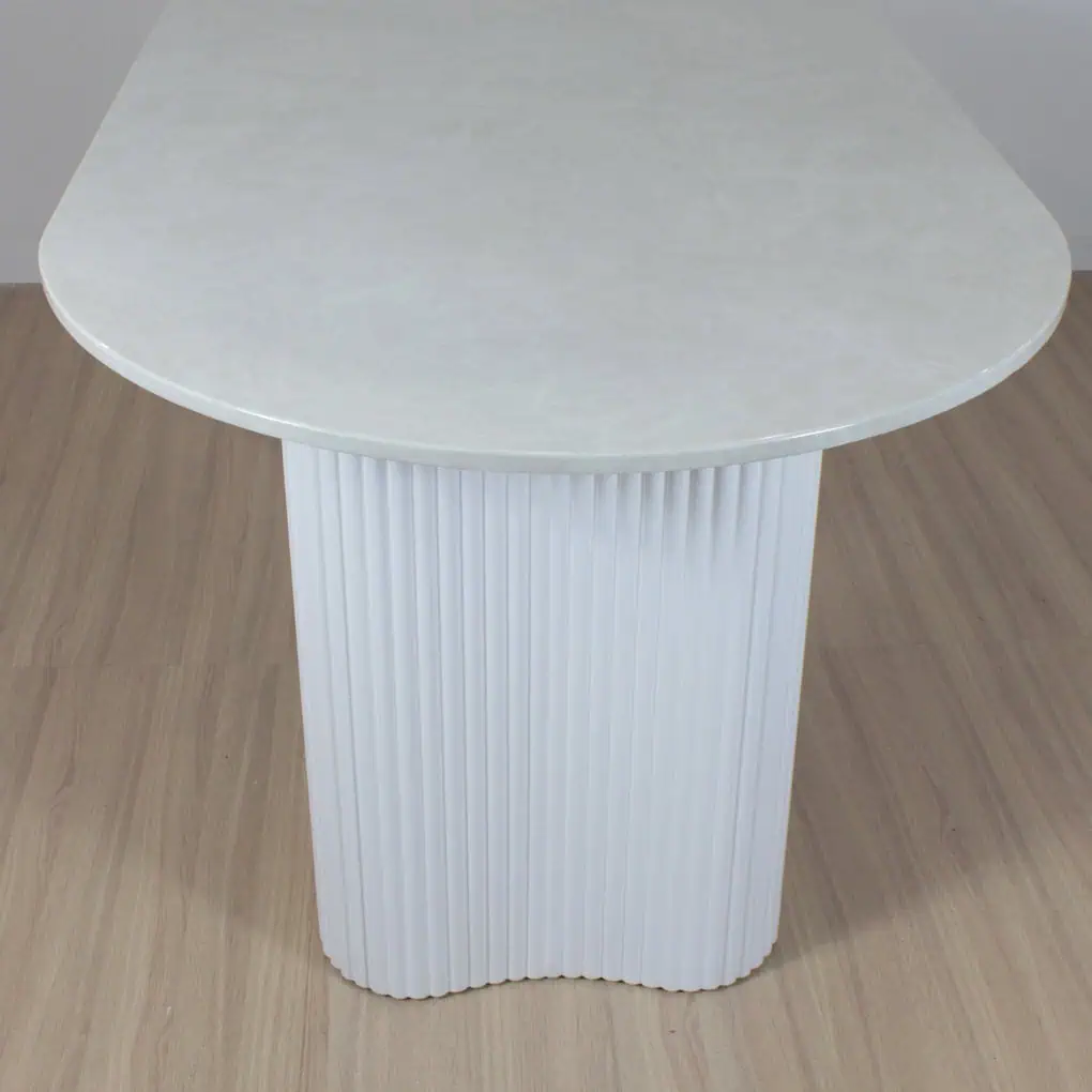 MESA OVALADA BLUEBELL 160 X 90 CM