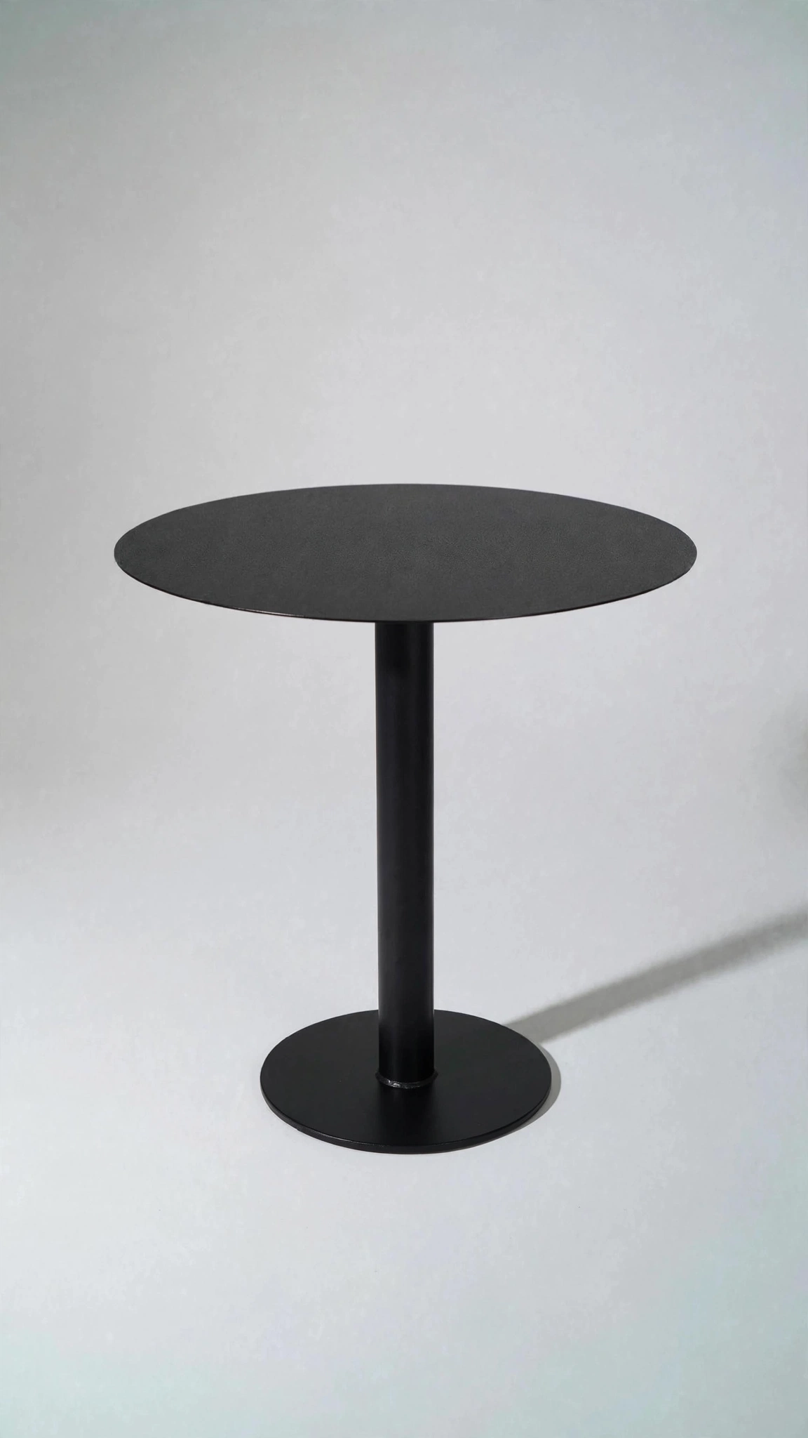 MESA BAR TAPA CHAPA REDONDA / CUADRADA 70/60 CM BASE TORTA