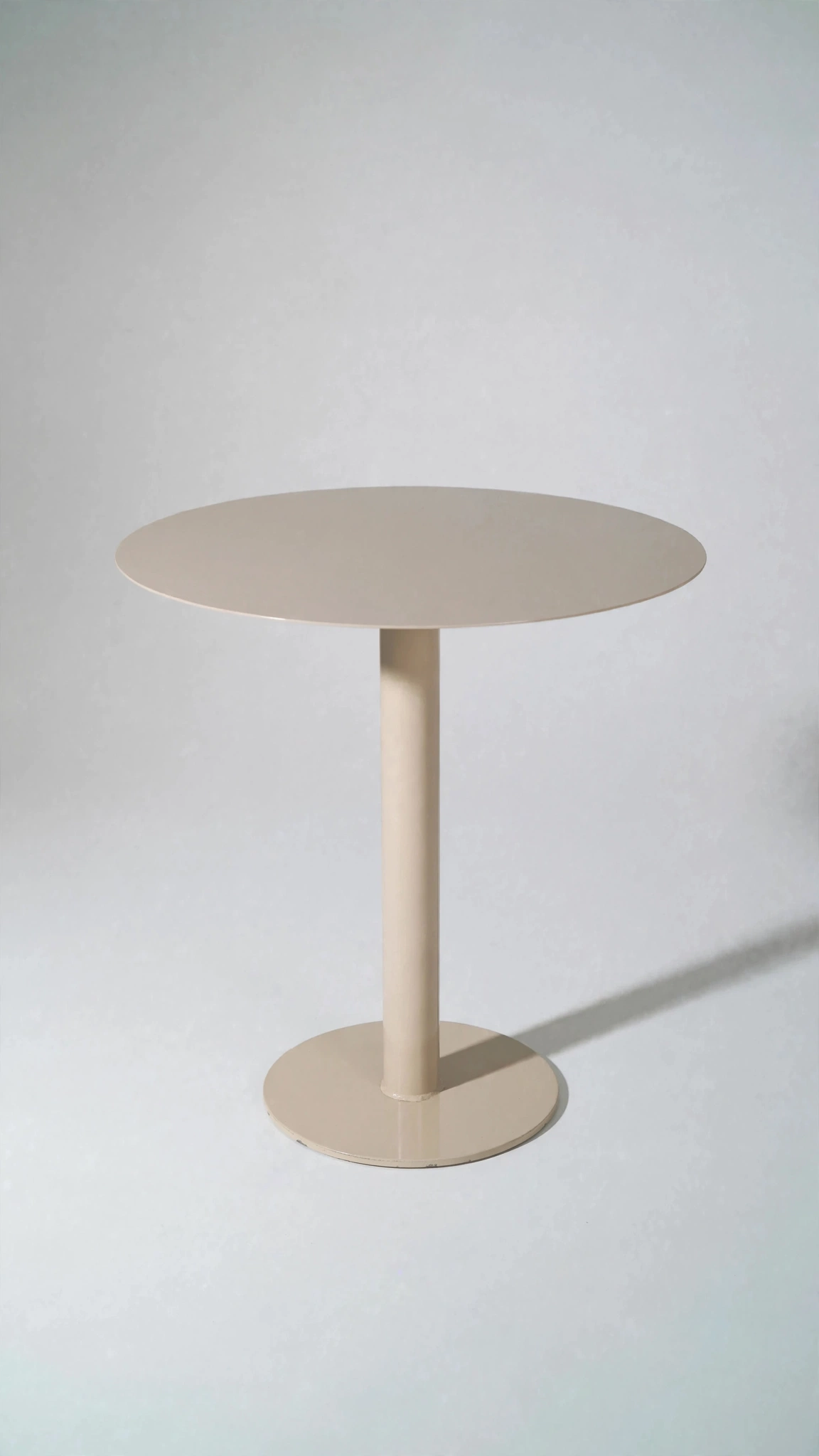 MESA BAR TAPA CHAPA REDONDA / CUADRADA 70/60 CM BASE TORTA
