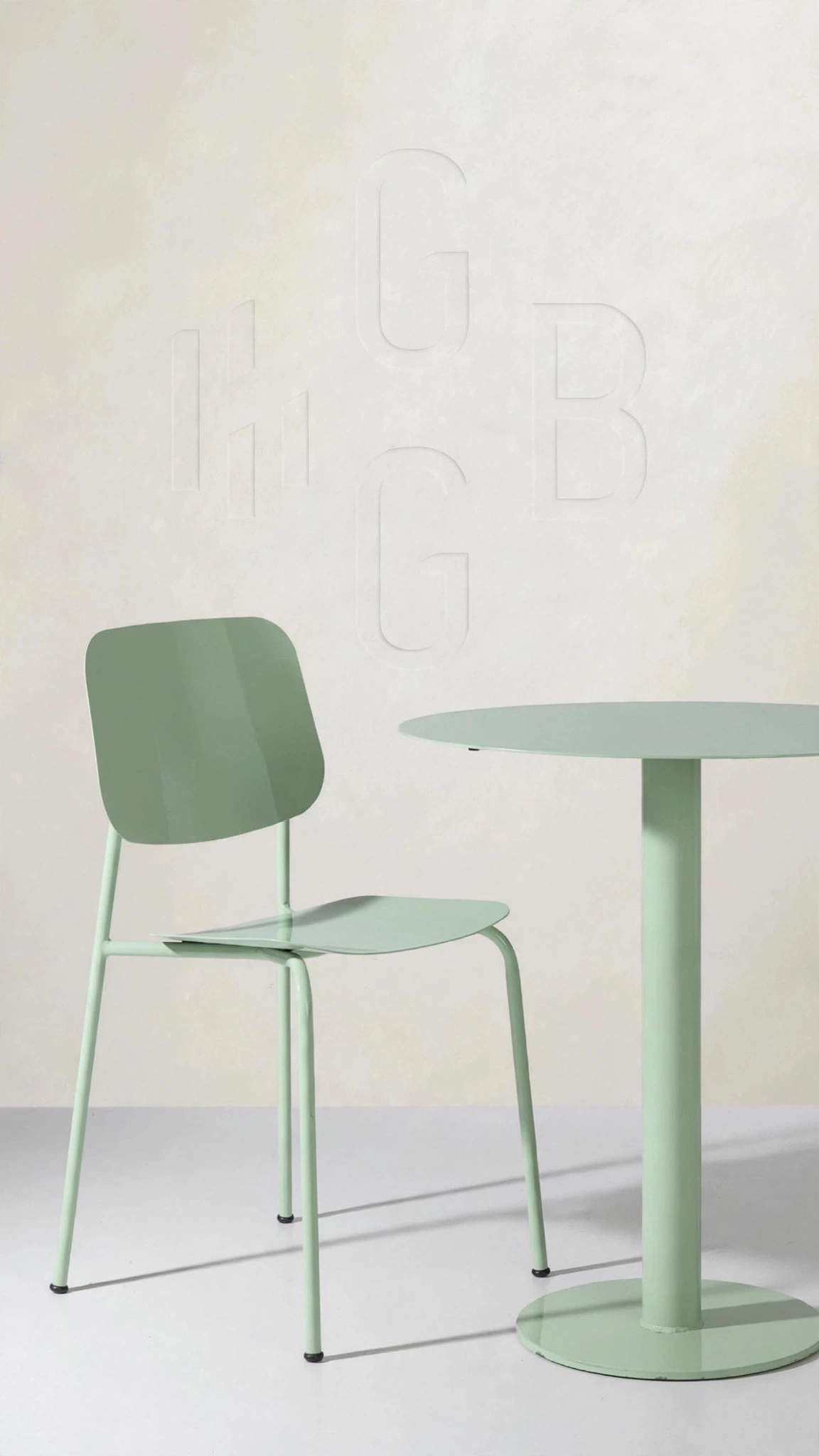 MESA BAR TAPA CHAPA REDONDA / CUADRADA 70/60 CM BASE TORTA